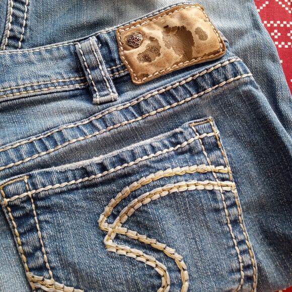 SILVER JEANS Natsuki Low Rise Crop W 31 Women's Capri Jeans - Picture 5 of 5